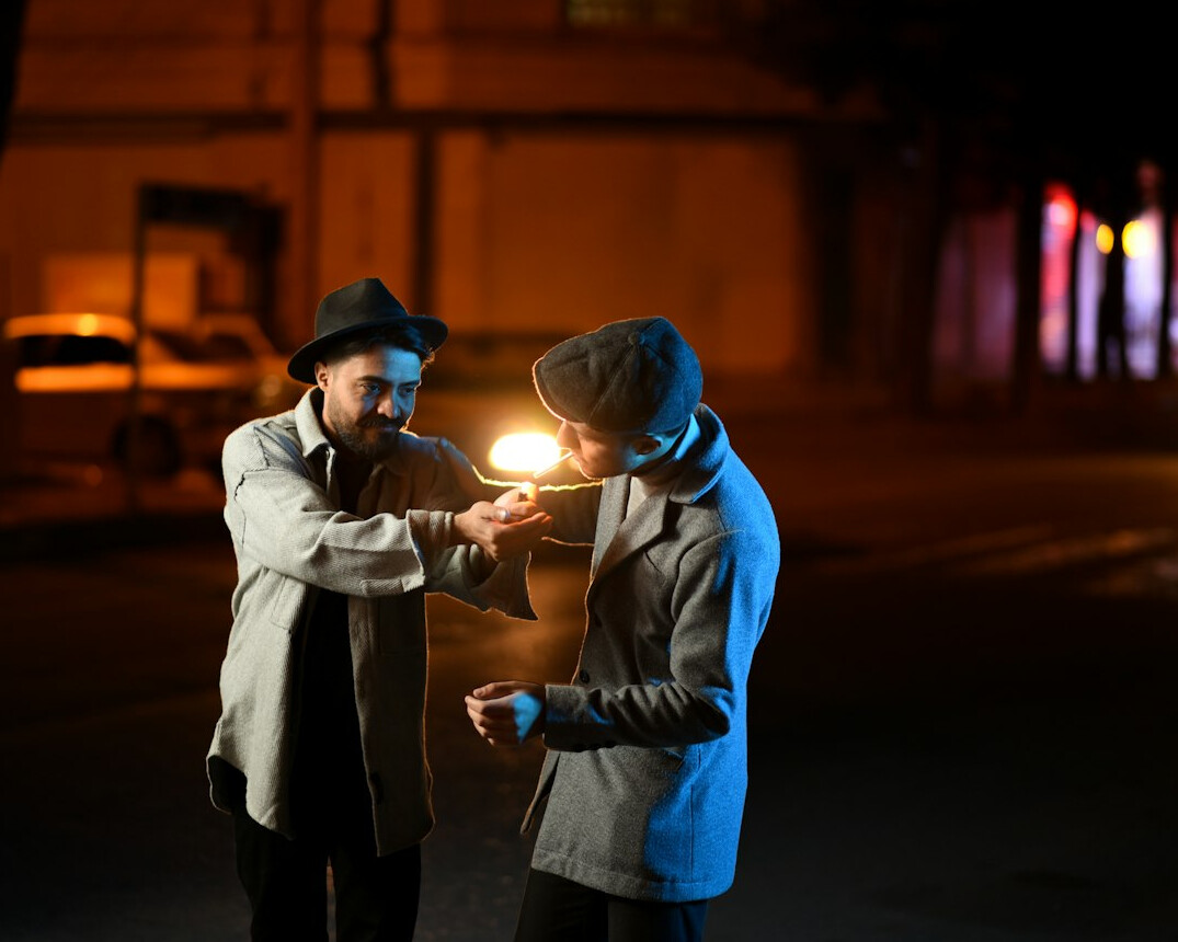 detective interviewing suspect